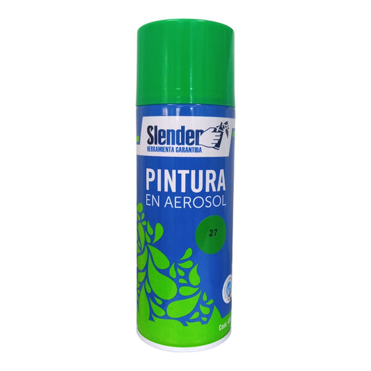 Pintura aerosol Slender 400ml. Int/Ext Verde Ecologico (27)