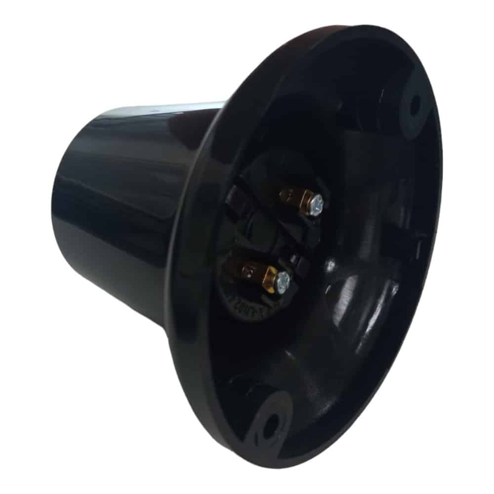 Portalampara Recto E27 Negro (71109)