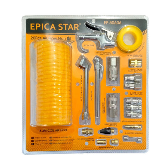 Conectores/adaptadores neumatica 20pcs