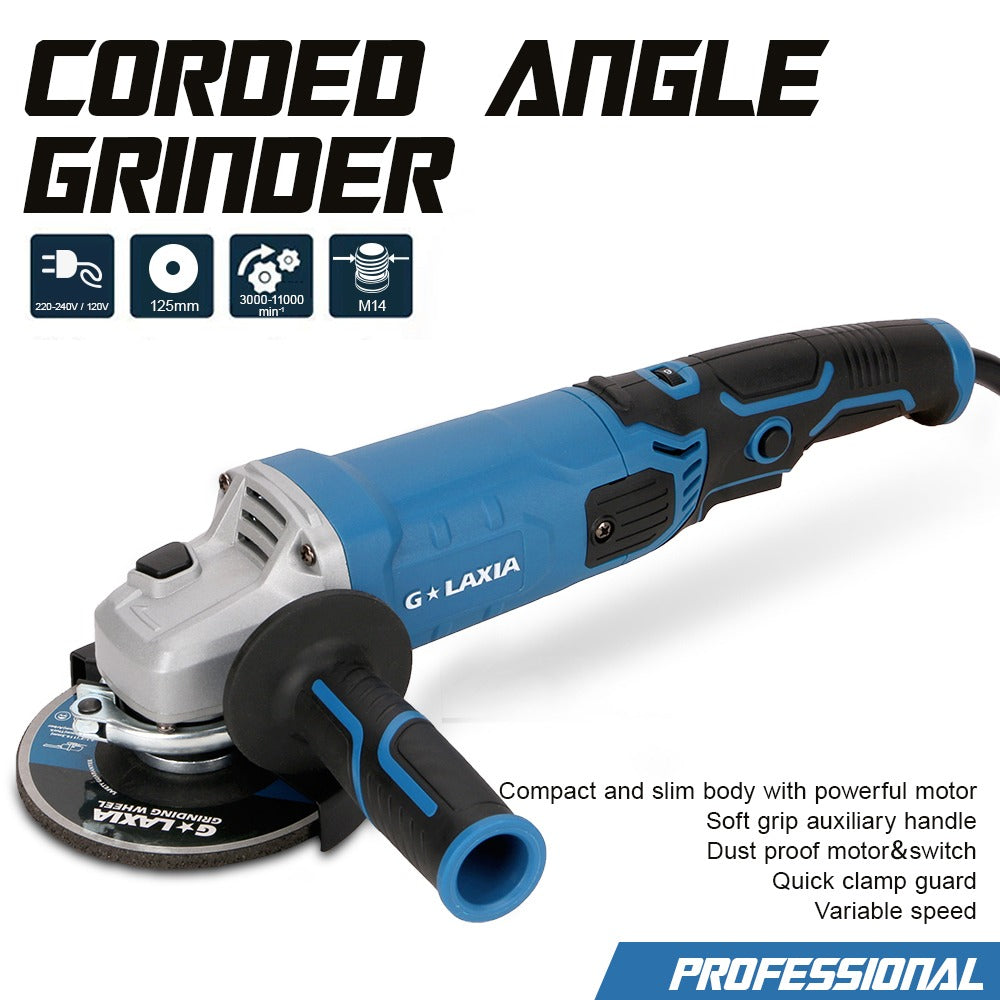 Amoladora Angular Velocidad Variable 1000W