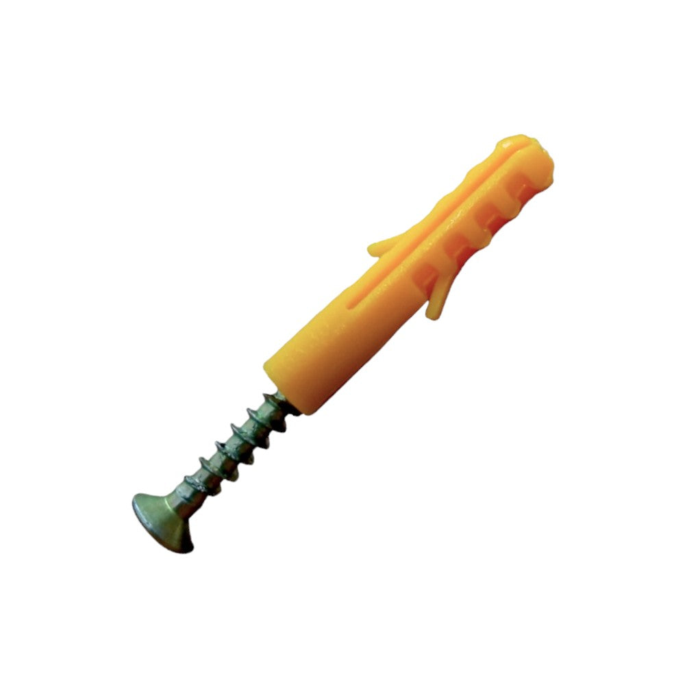 Caja Taco y Tornillo 6x30mm 50 Unidades