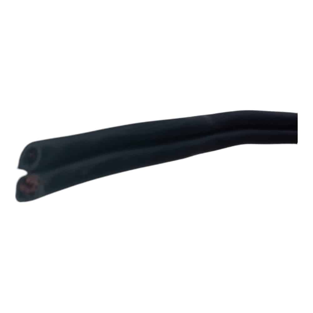 Cable Gemelo 2x2mm Negro (p/metro)