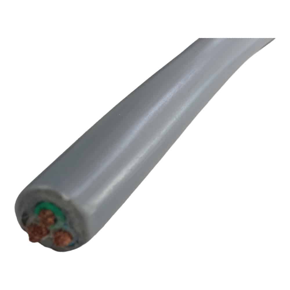 Cable Super Plastico 3x4mm Gris (p/metro)