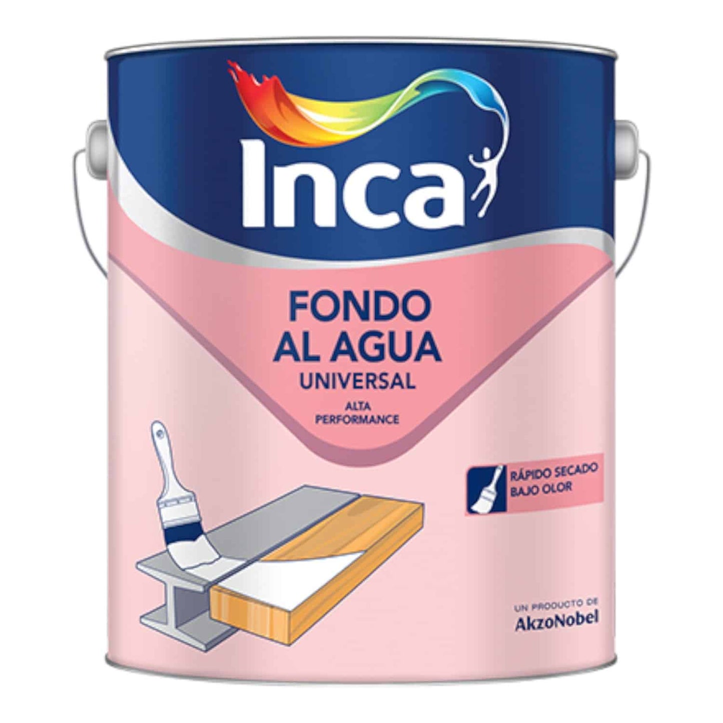 Fondo Universal al Agua Gris 4 lts. Inca