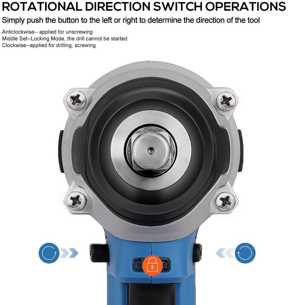 Llave Impacto 300Nm Brushless 1/2 20V (Solo Herramienta)