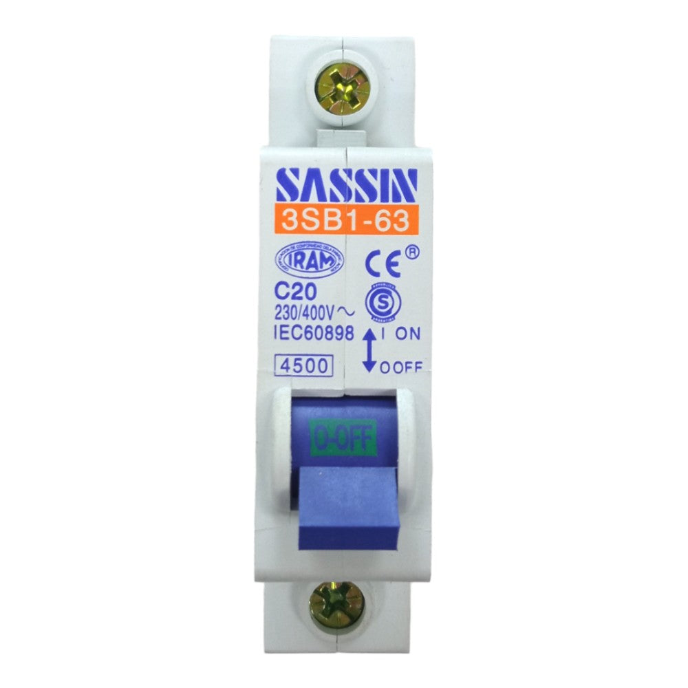 Termica Unipolar (1P) 20Amp SASSIN