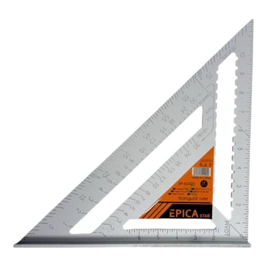Escuadra Triangular Aluminio 12¨