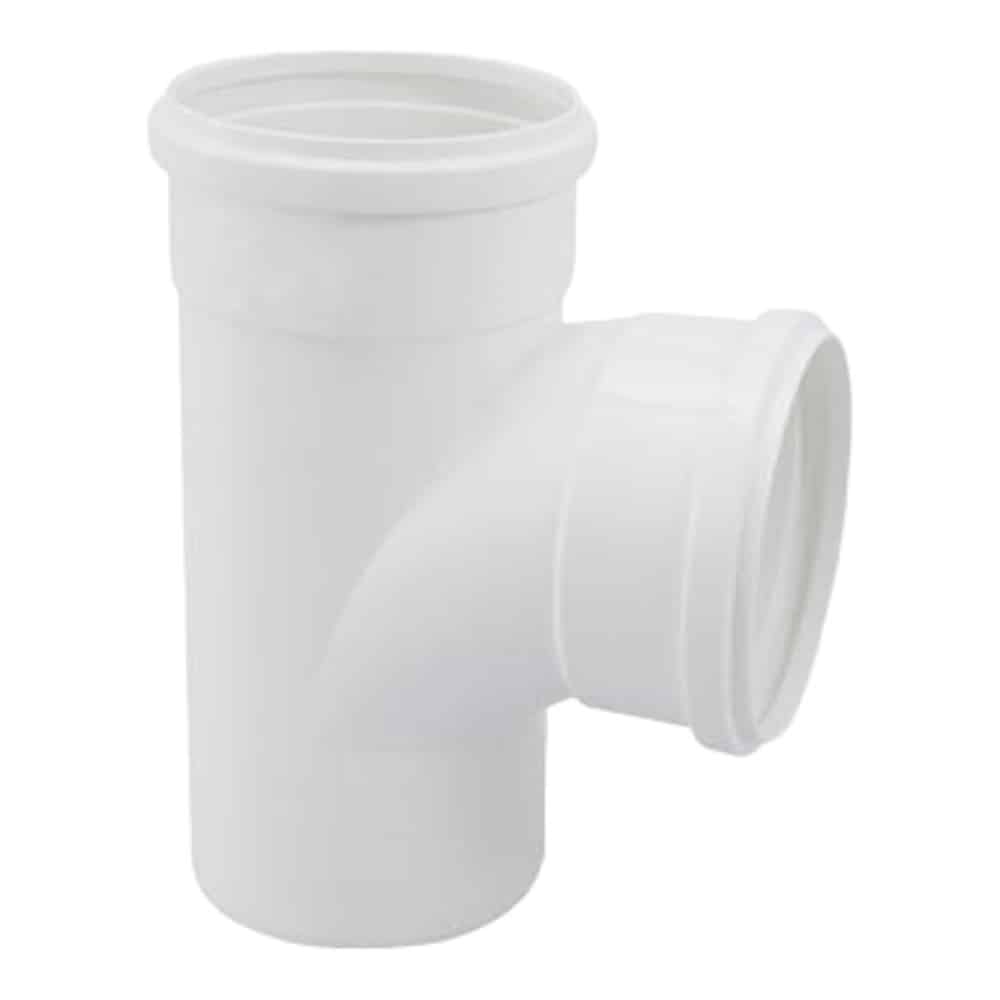 Ramal Tee M/H 100mm x 1,8mm PVC Liviano Krona