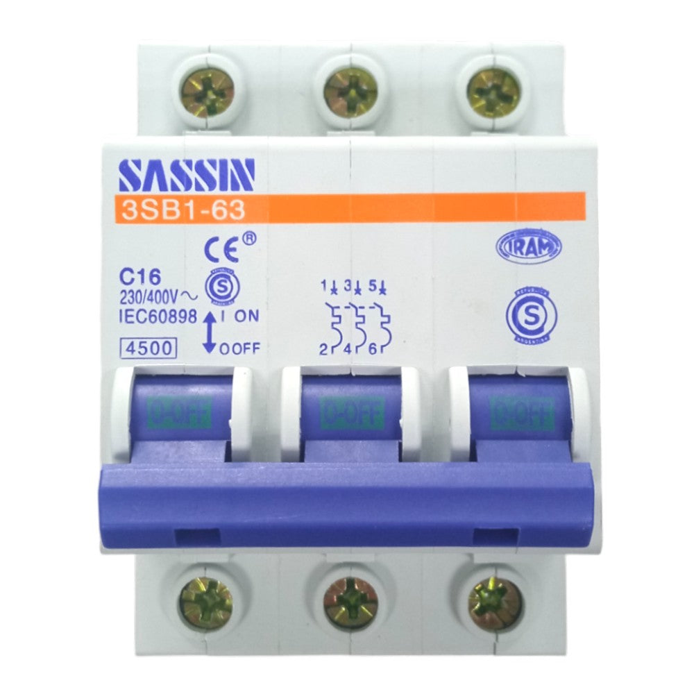 Termica Trifasica (3P) 16A SASSIN