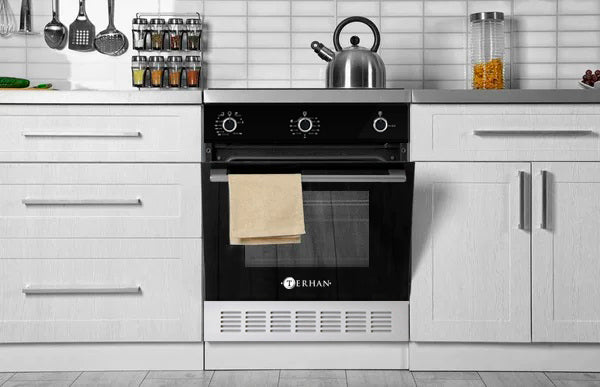 Horno de Empotrar a Gas Vidrio Templado Negro