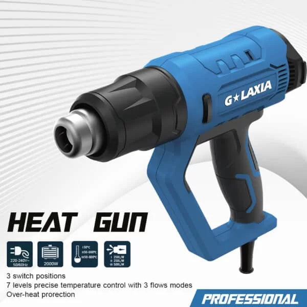 Pistola De Calor 2000w Regulable