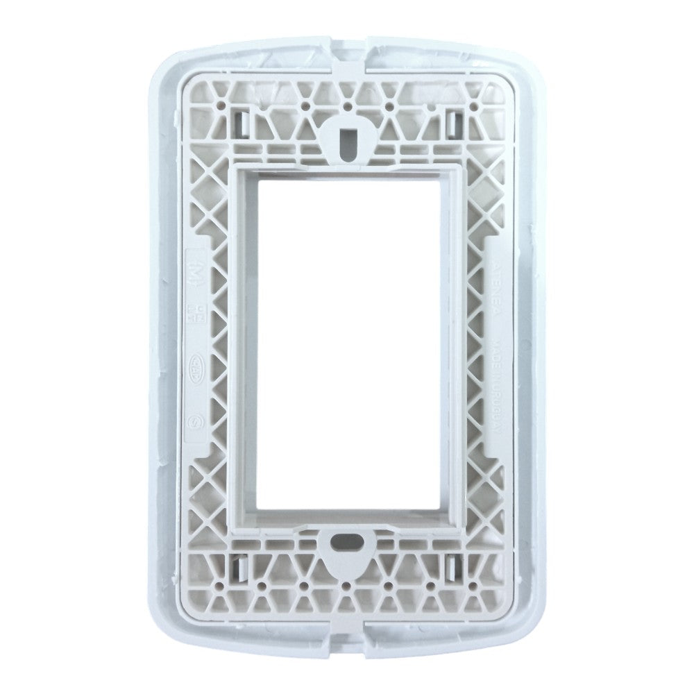 Plaqueta Blanca 3 Mod c/Bastidor (AP) Atenea Plus A154100005