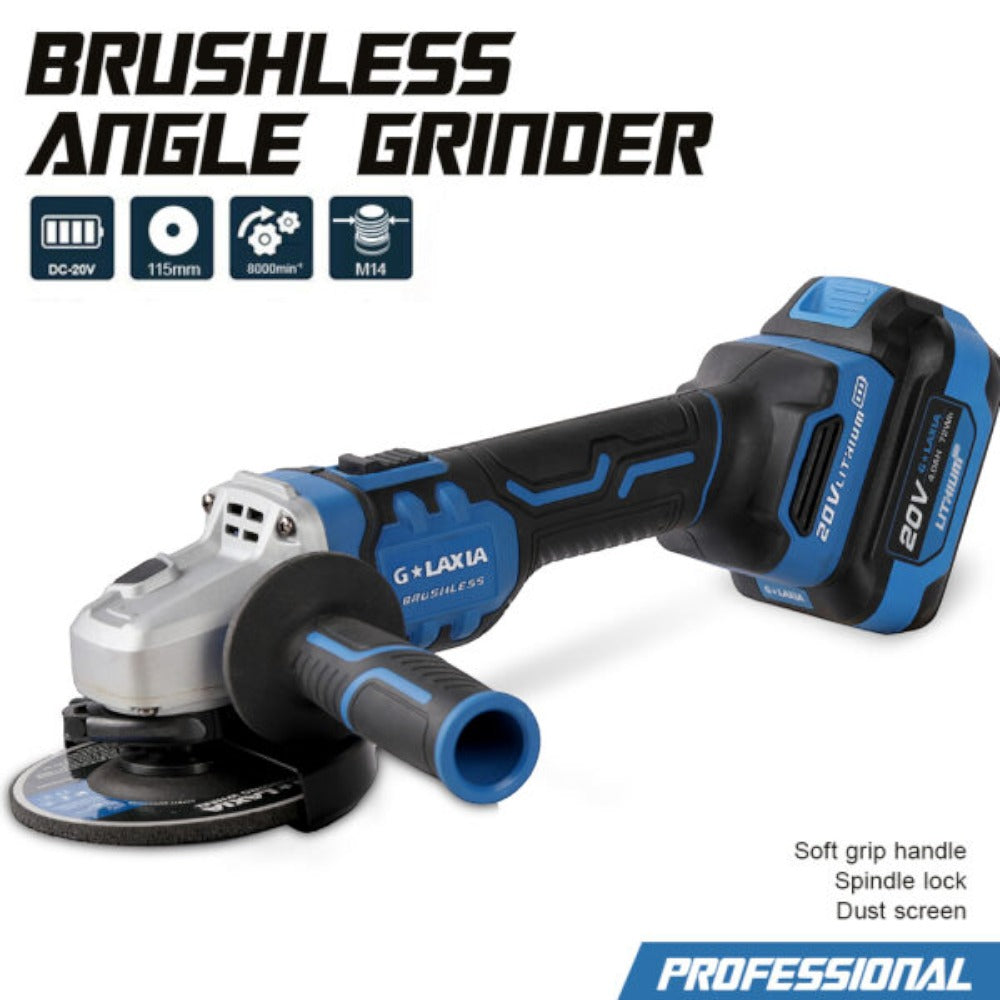 Amoladora Brushless 20V (Solo Herramienta)