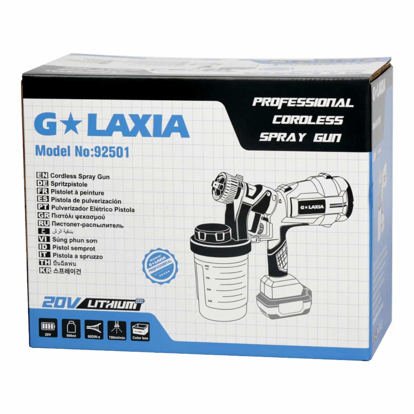 Pistola Pintar Galaxia 20V – SIN BATERÍA NI CARGADOR