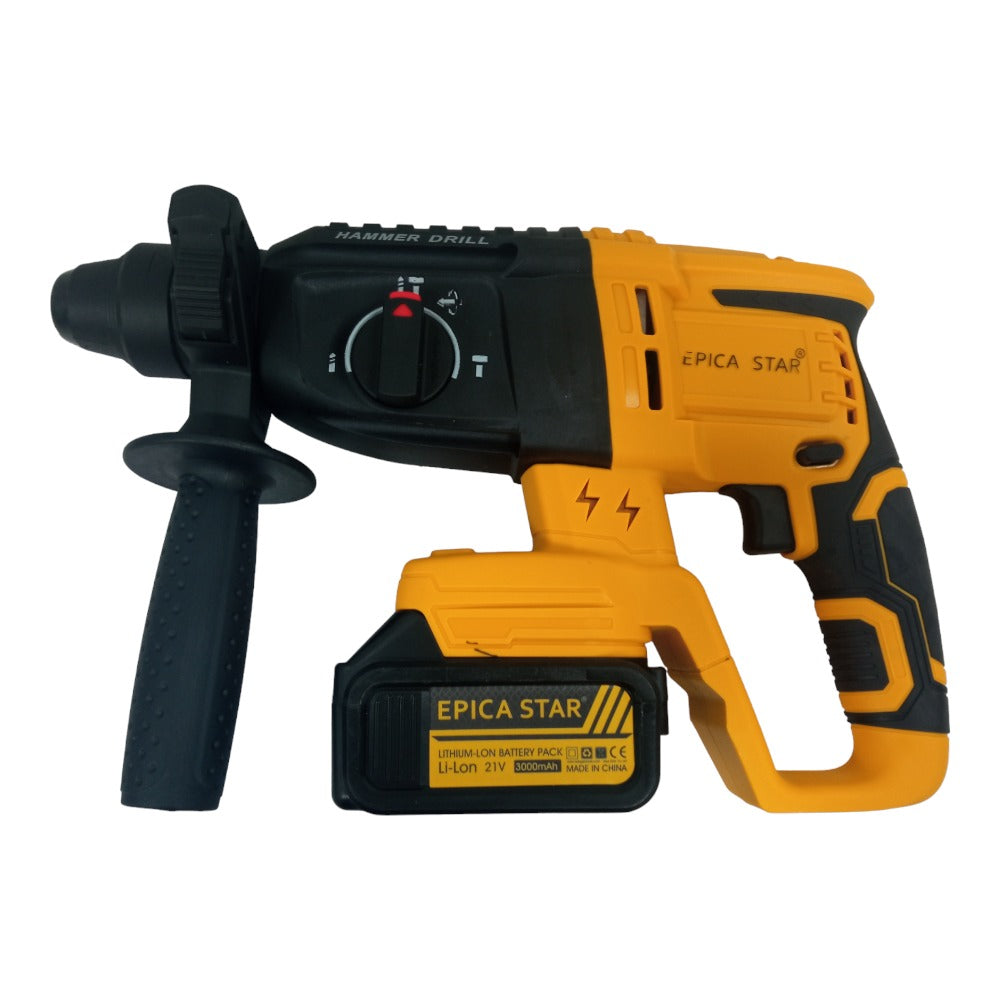 Rotomartillo 2.2j a bat litio 21v Epica star