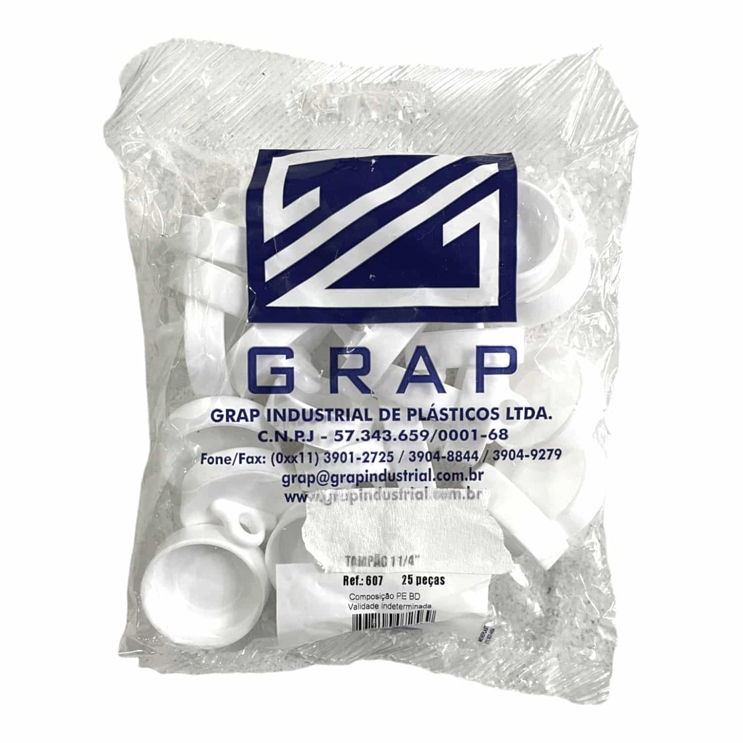 Tapon para Pileta 1 1/4¨ Plastico (25 unidades)