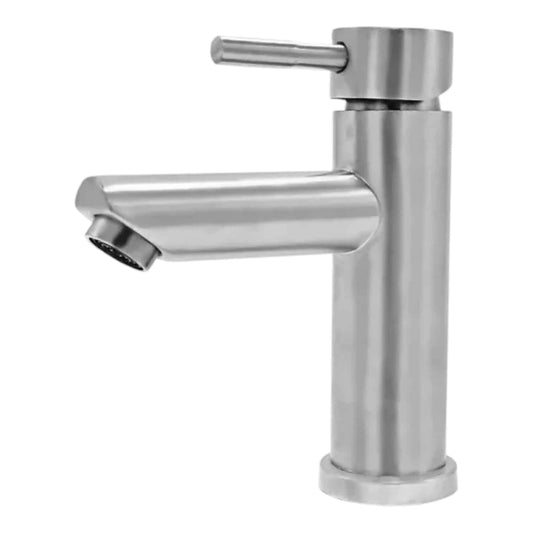 Monocomando Lavatorio 9cm 90° Palito Acero Inox. Koen