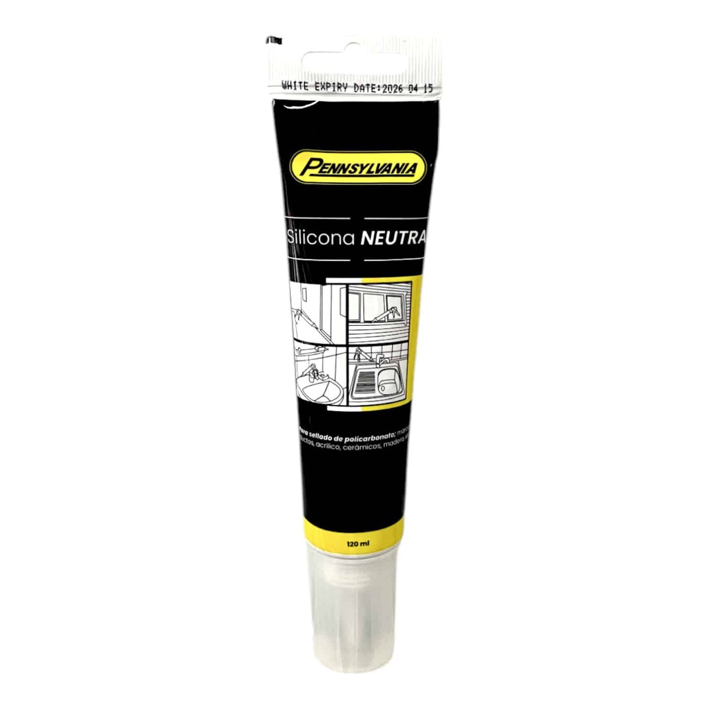 Silicona Neutra Blanca 120ml Pennsylvania