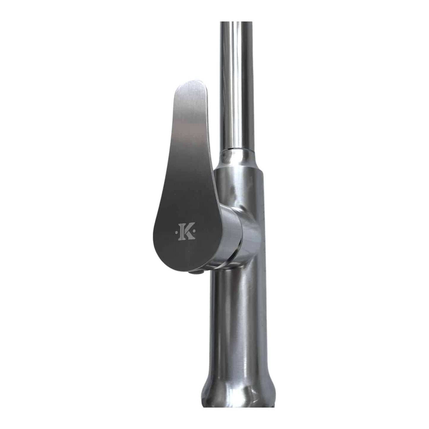 Monocomando Pico Extensible Mesada Acero Inox. Koen