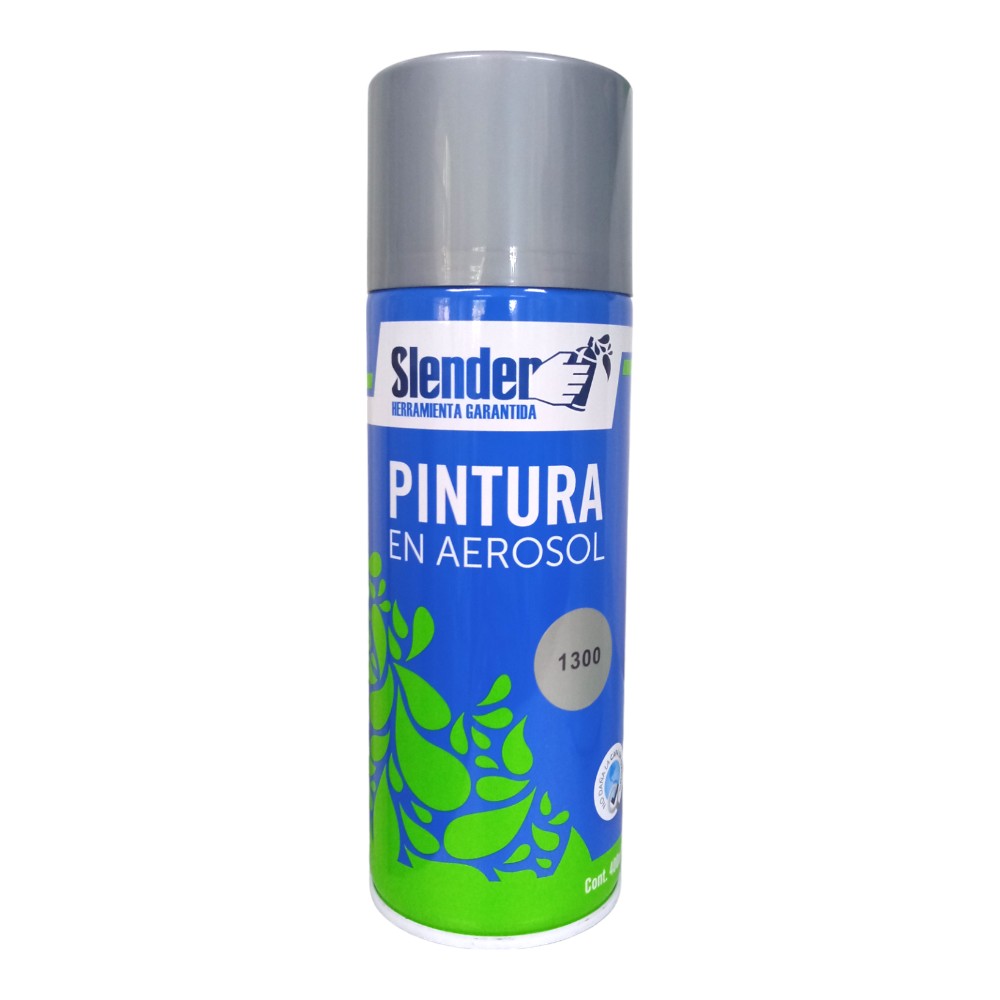 Pintura aerosol Slender 400ml Alta temp Alum (600°C) (1300)