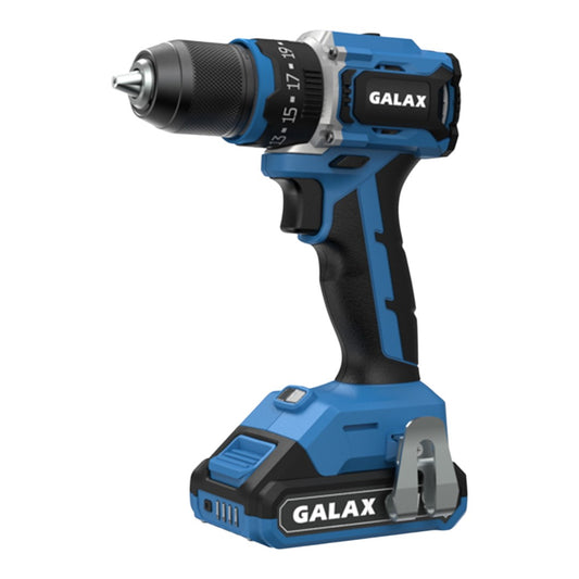 Taladro Percutor BRUSHLESS 20V 60Nm con Batería 2.0Ah y Ca