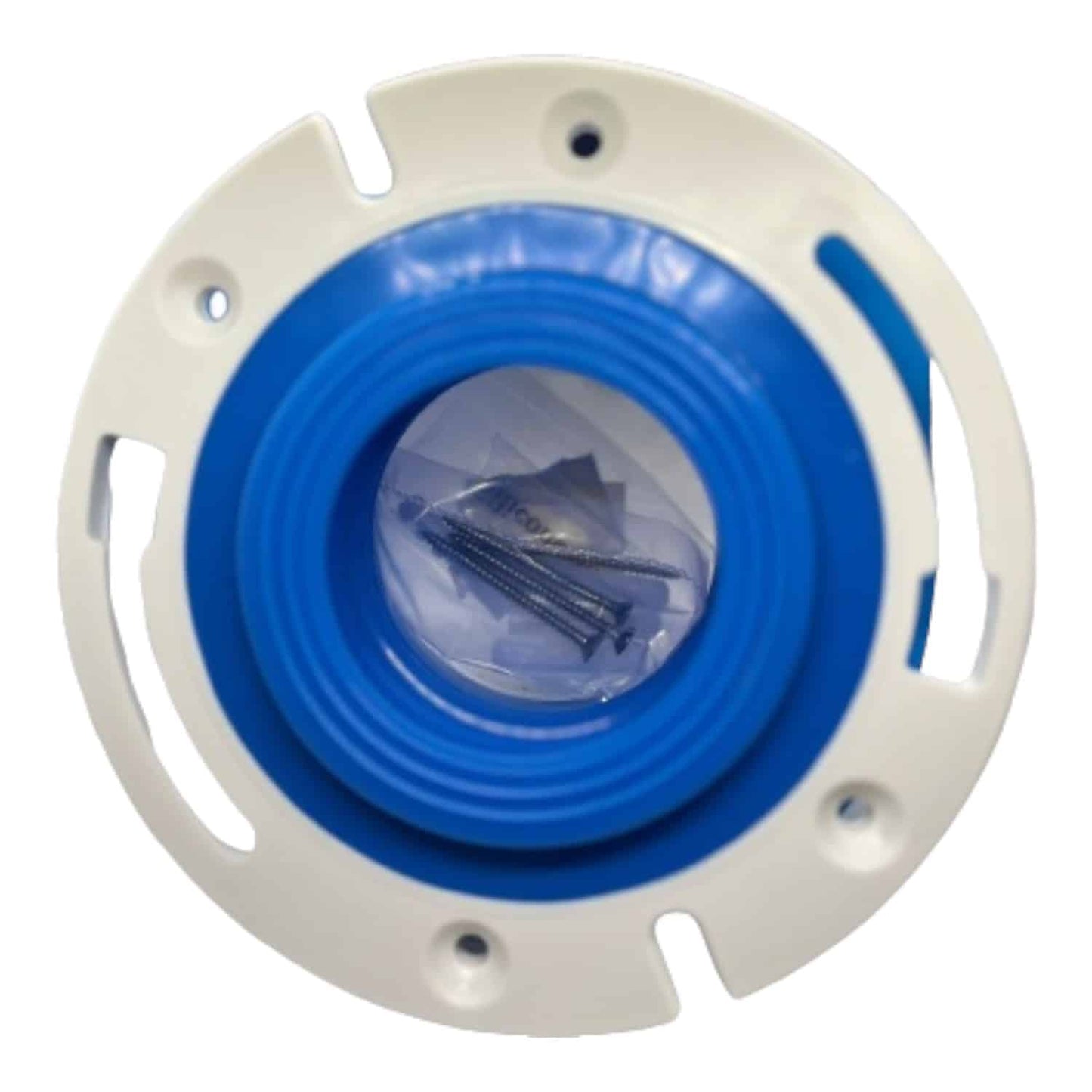 Conexion asiento cuello goma inodoro c/Fijacion 100mm (1452)