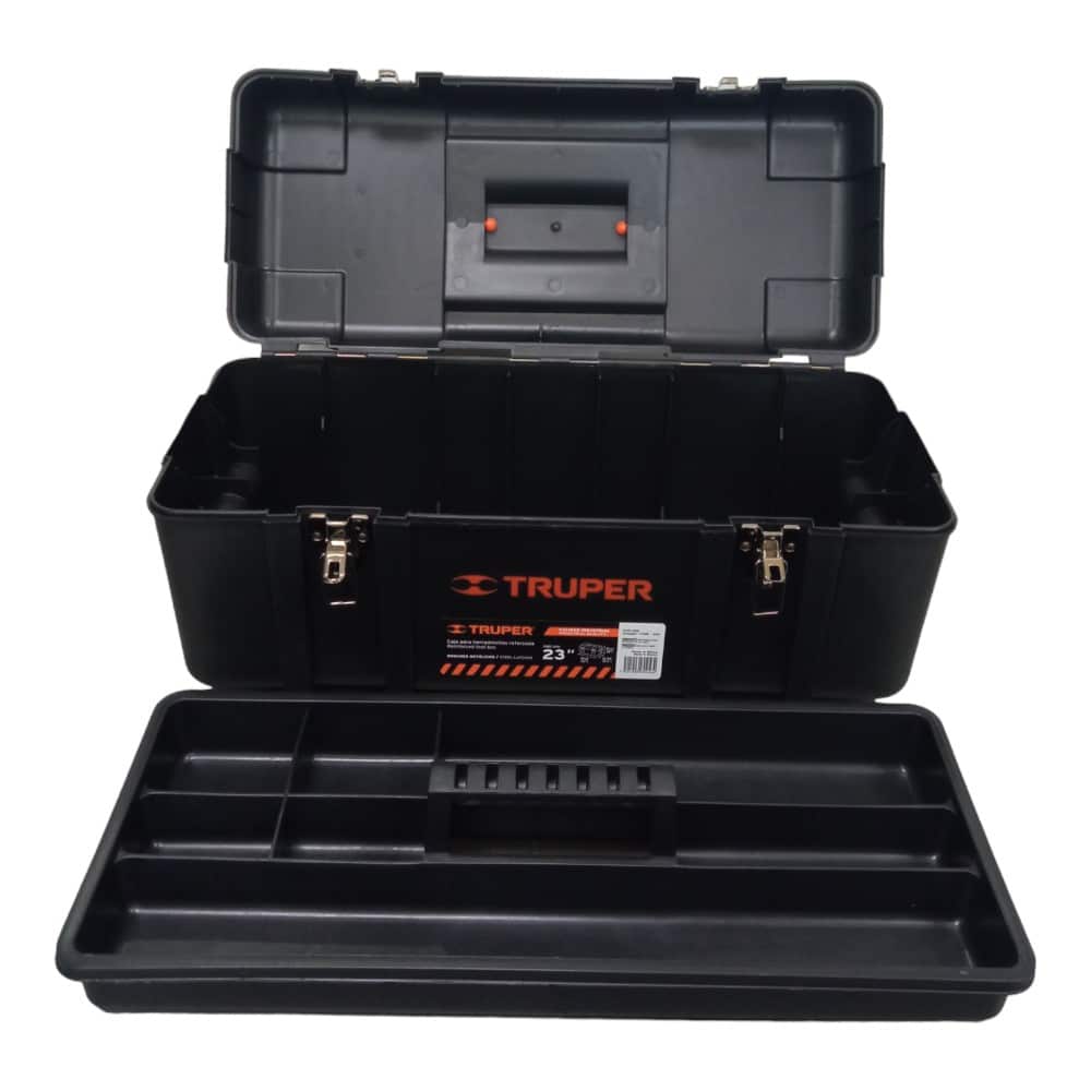 Caja de Herramientas TRUPER Con Broche Metal 23¨ (58x25x25)