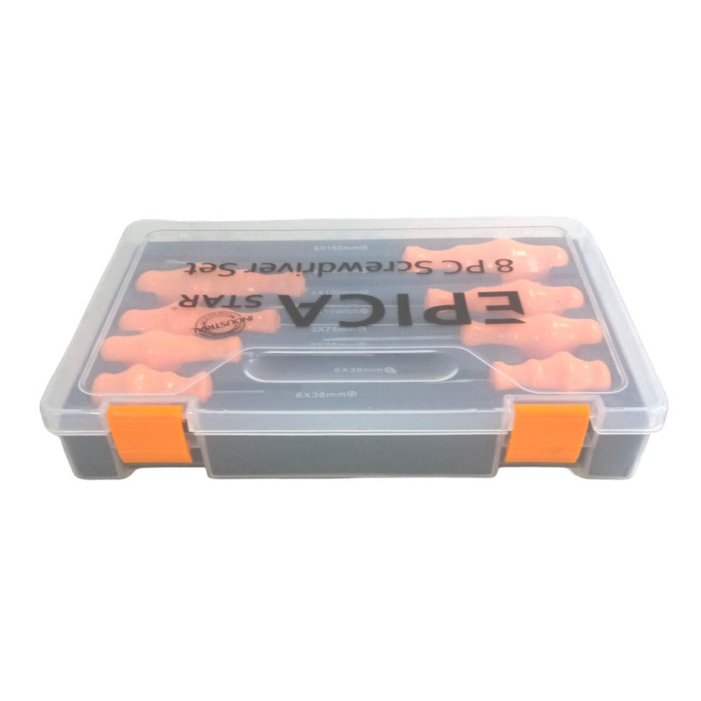 Caja 8 Destornilladores Phillips/Paleta