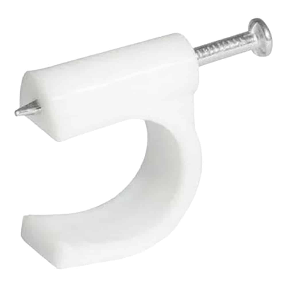 Lote de aprox 1068 Grampas curvas de 32mm blancas