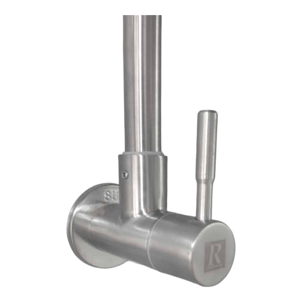 Grifo Canilla Pared Palito Pico Cur Ac Inox Rimontti (51913)