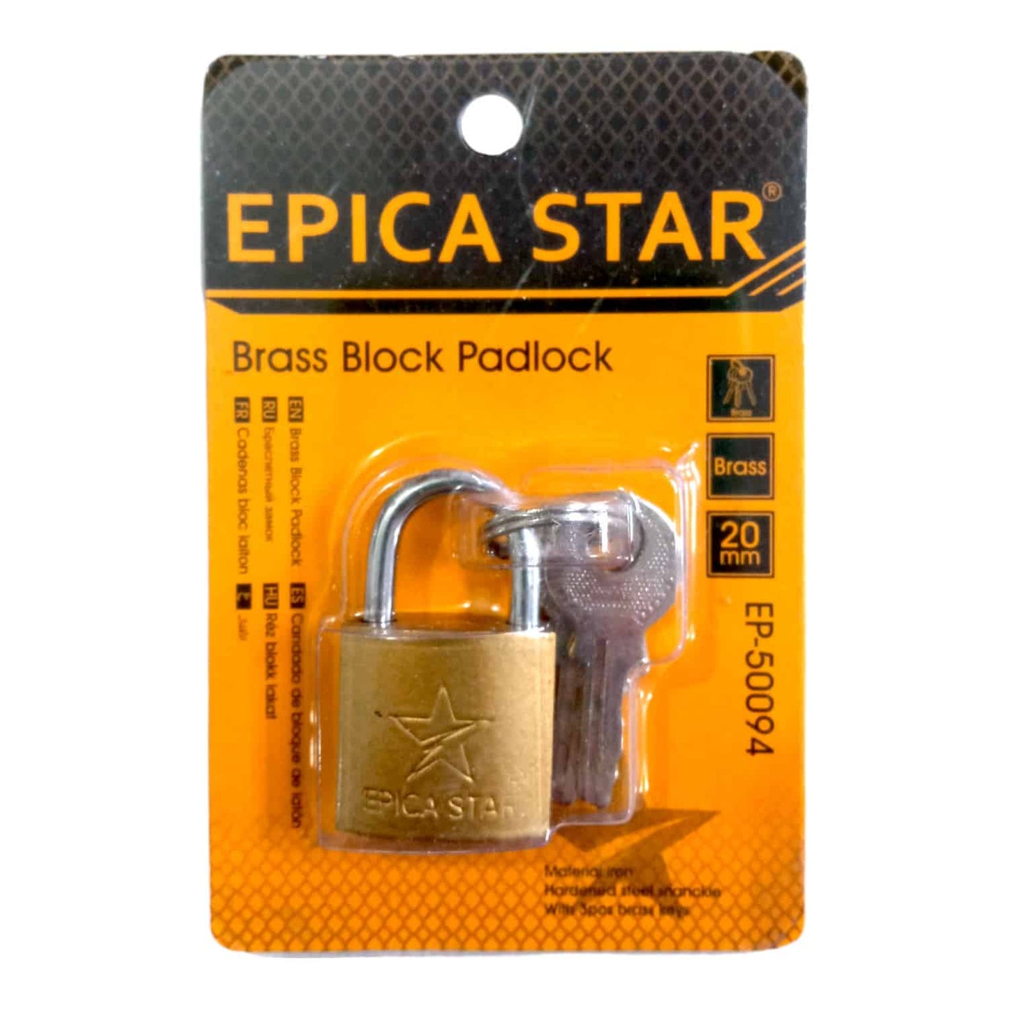 Candado bronceado 20mm