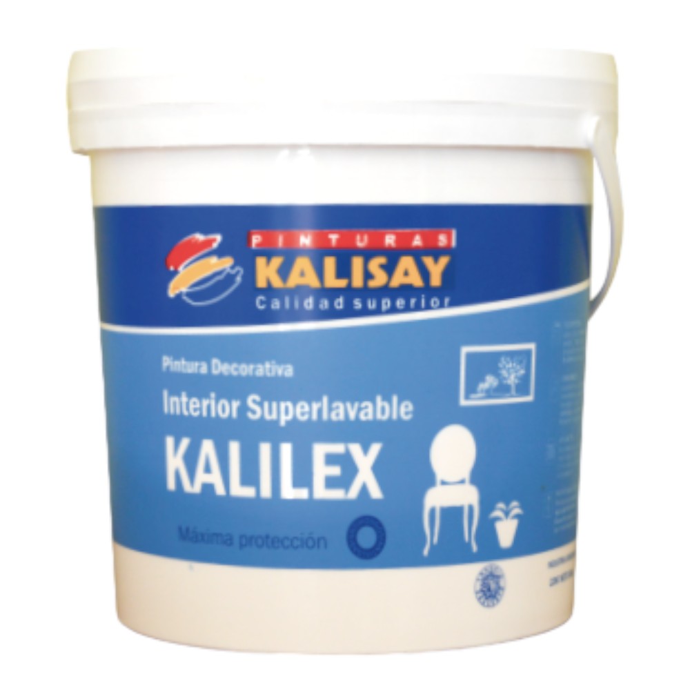 Latex Interior Superlavable Blanco Kalilex 18lts