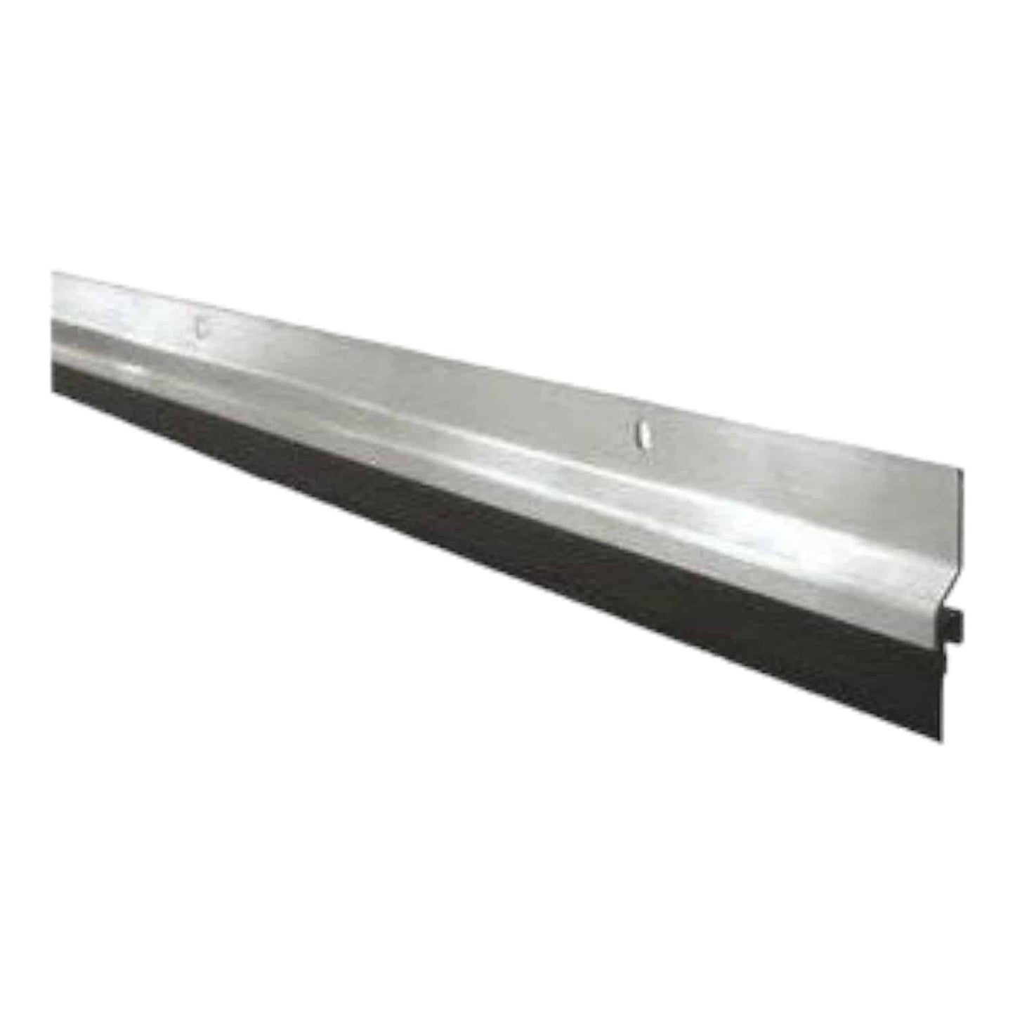 Zocalo de aluminio con Goma. Color Natural x 90 cm.