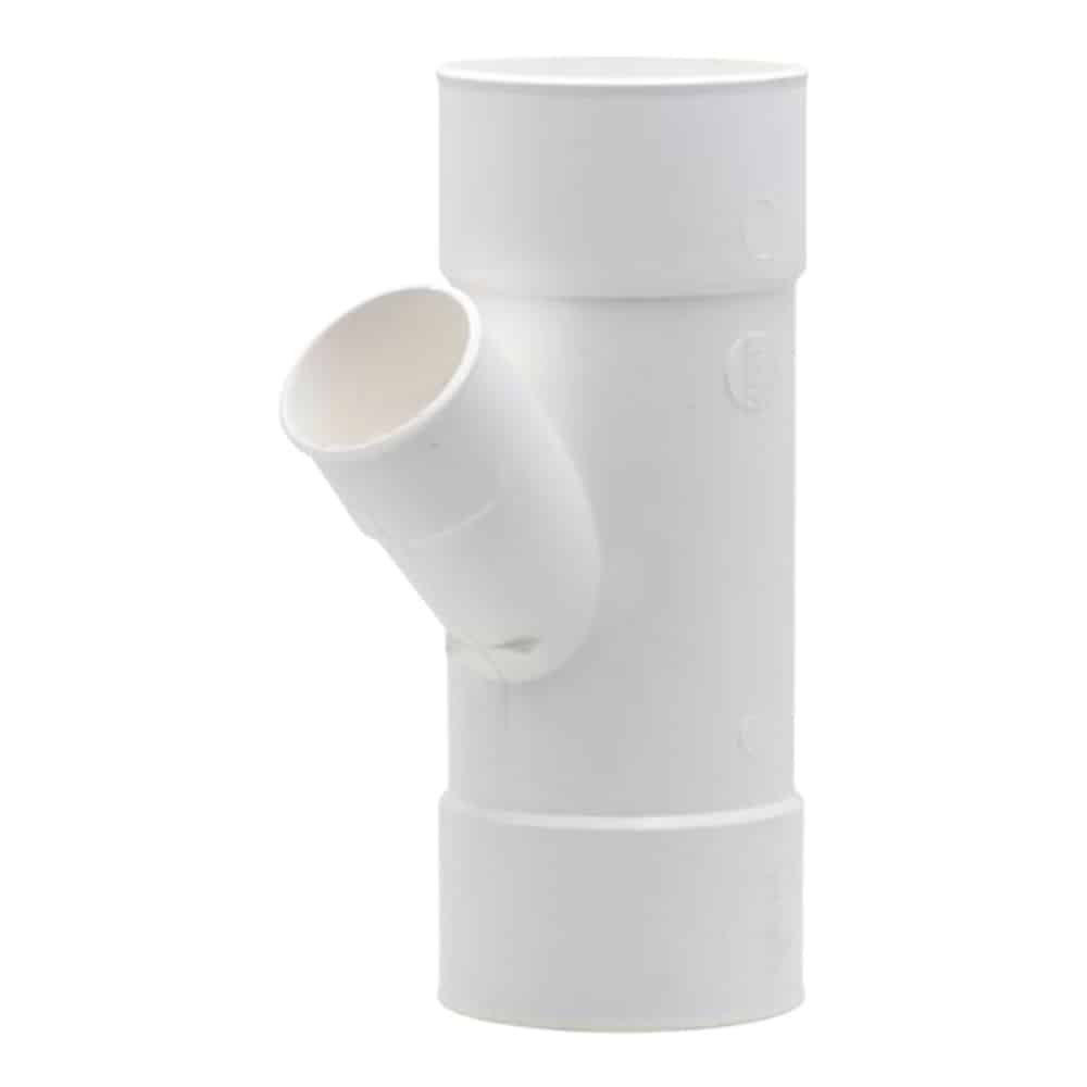 Ramal Y 45° H/H 110mm/50mm x 3,2mm. PVC