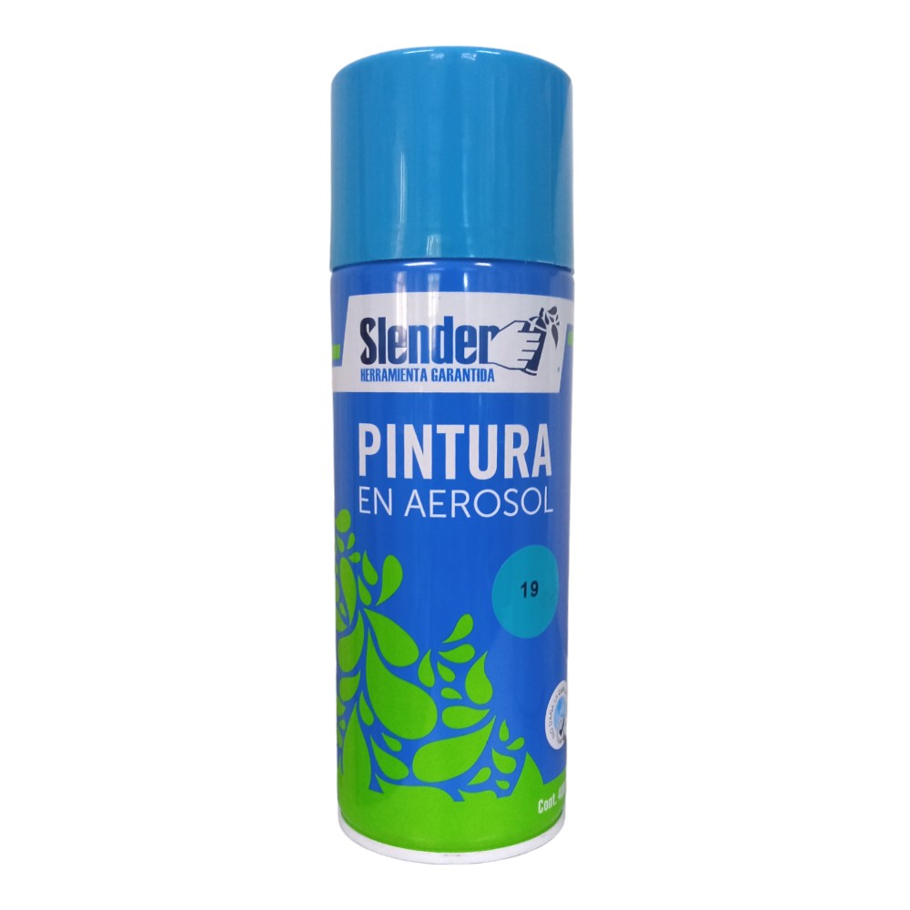 Pintura aerosol Slender 400ml Int/Ext Azul Claro (19)