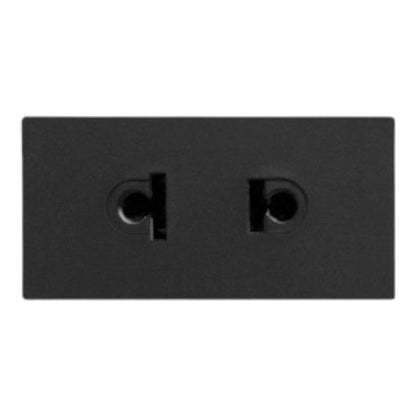 Toma Euro Americano 2P 15A Gris Reggio R462700729