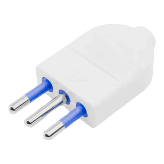 Ficha Modular 3 Patas 10A Blanca 71900