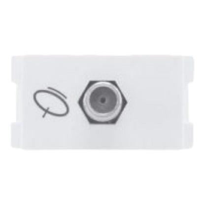 Toma Co-Axial 75 OHMS (R) Blanco - Atenea A154300008
