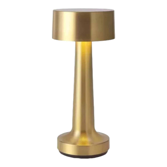 Portatil Led Tactil Dorada Altura: 21,9cm Inalambrica USB