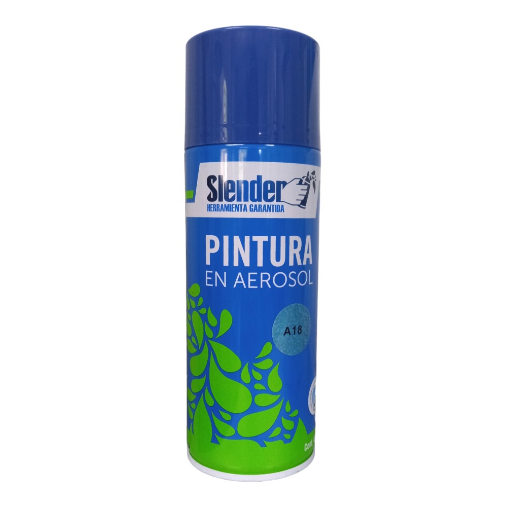 Pintura aerosol Slender 400ml int/ext Azul Martillada (A18)