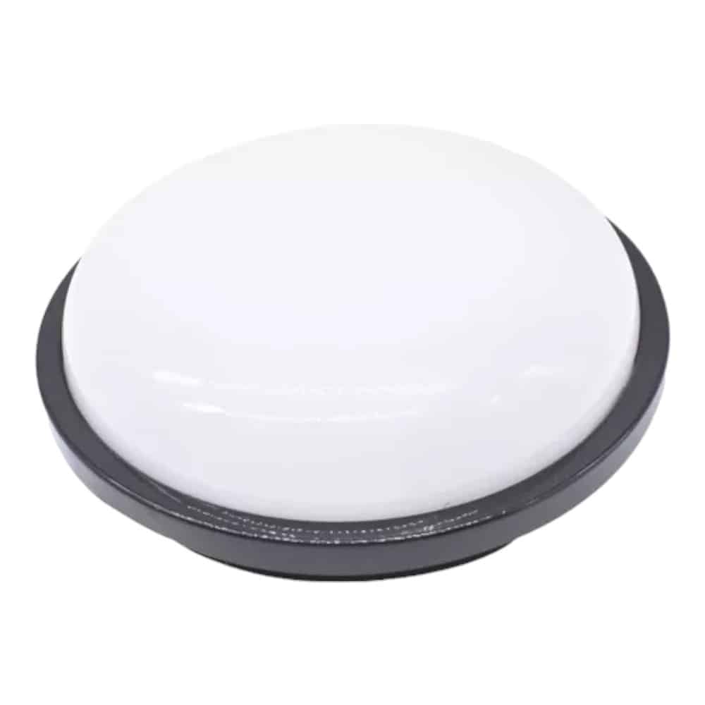 Tortuga Led 15W Negra redonda calida