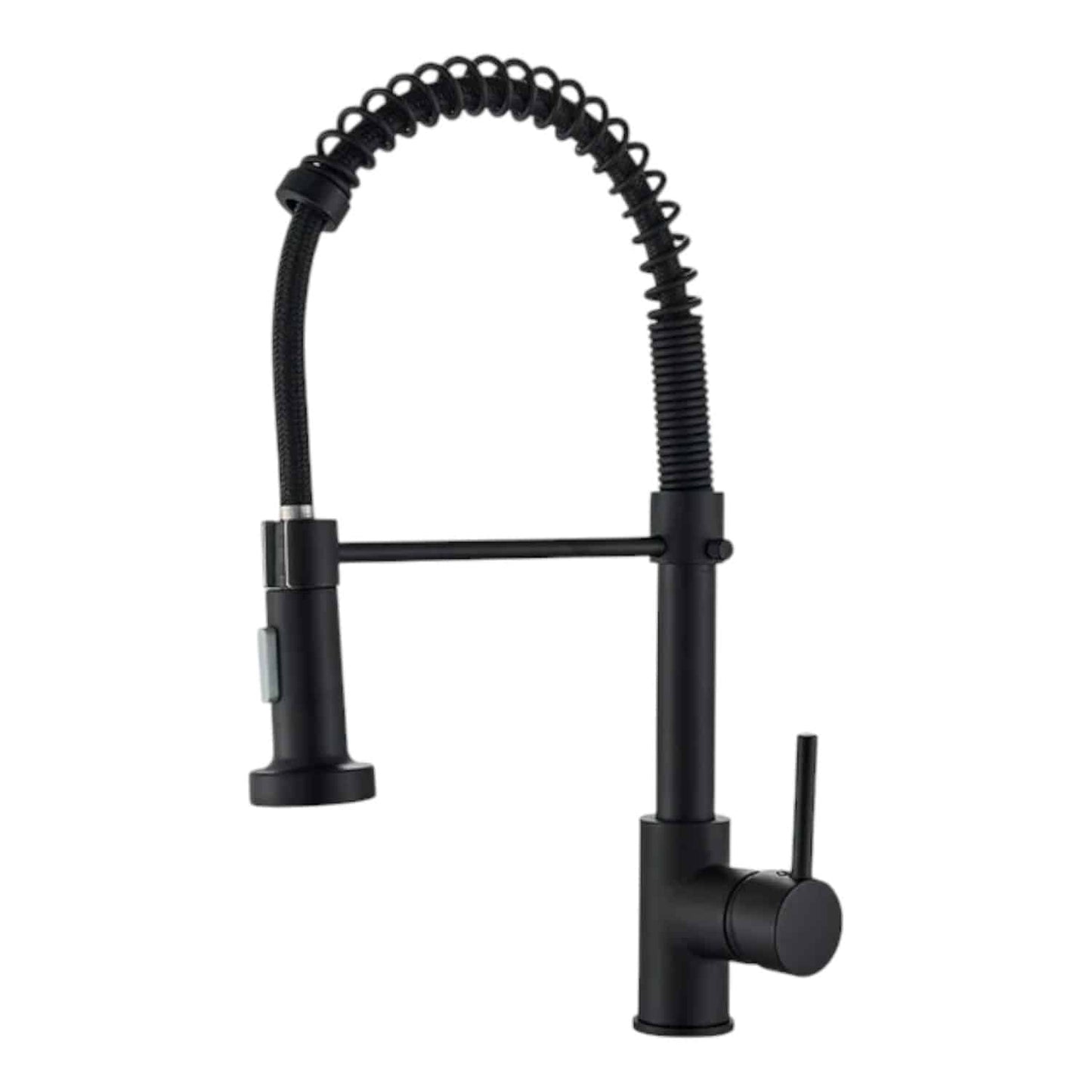 Monocomando Pico Extensible Lavaplatos Ac Inox. Negro Koen