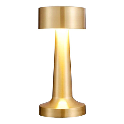 Portatil Led Tactil Dorada Altura: 21,9cm Inalambrica USB