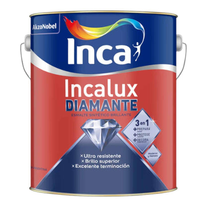 Incalux Esmalte 3en1 Aluminio 1 ltr. Inca Diamante