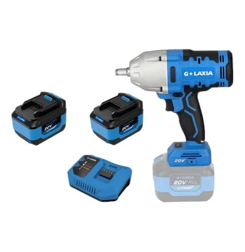 Llave Impacto 1.000Nm Brushless 3/4 20V (2 Bat-6Ah Carg 6Ah)