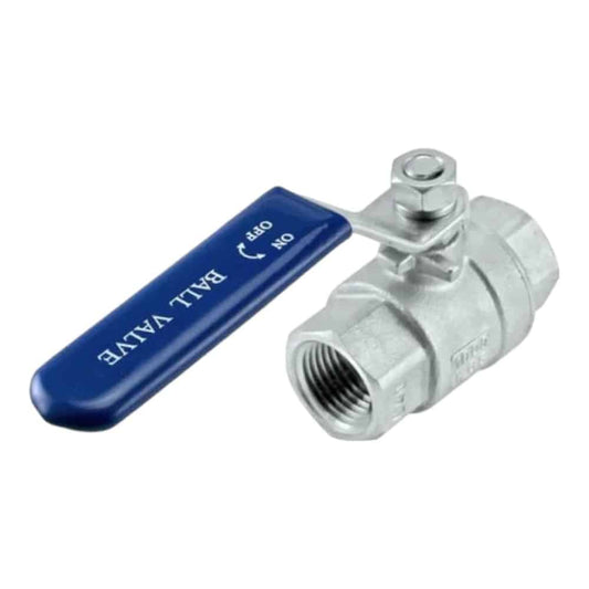 Valvula de Paso Esferica Metal 1/2¨ Palanca Azul (50018)