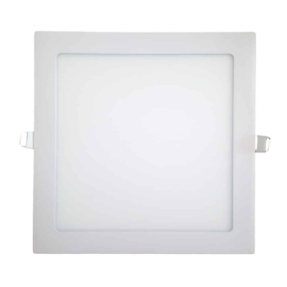 Plafon Embutir 18W Cuadrado 22,5cm Luz Fria