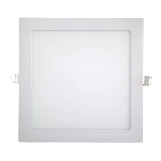 Plafon Embutir 18W Cuadrado 22,5cm Luz Fria