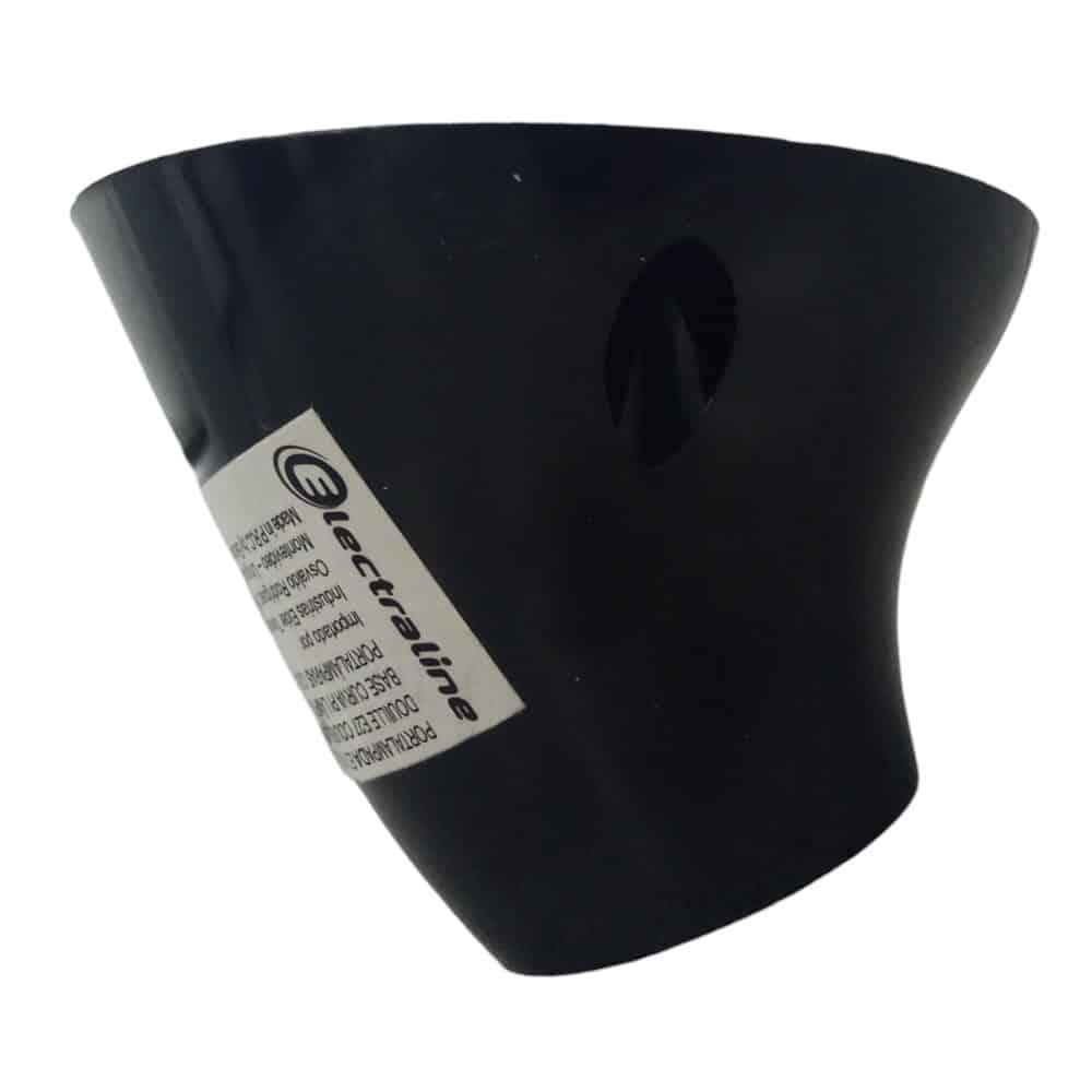 Portalampara Curvo E27 Negro (71108)