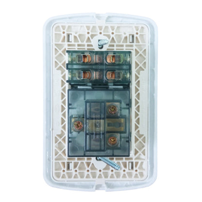 Conjunto Schuko c/seg + Int Bip Bco (AP) Atenea A154100034FP